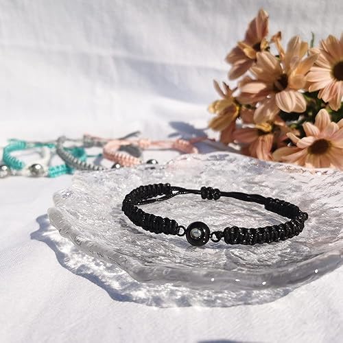 Miniatura 5 de Pulseras personalizadas con imagen en el interior, pulsera de proyección de fotos de círculo personalizado, foto personalizada, pulseras de