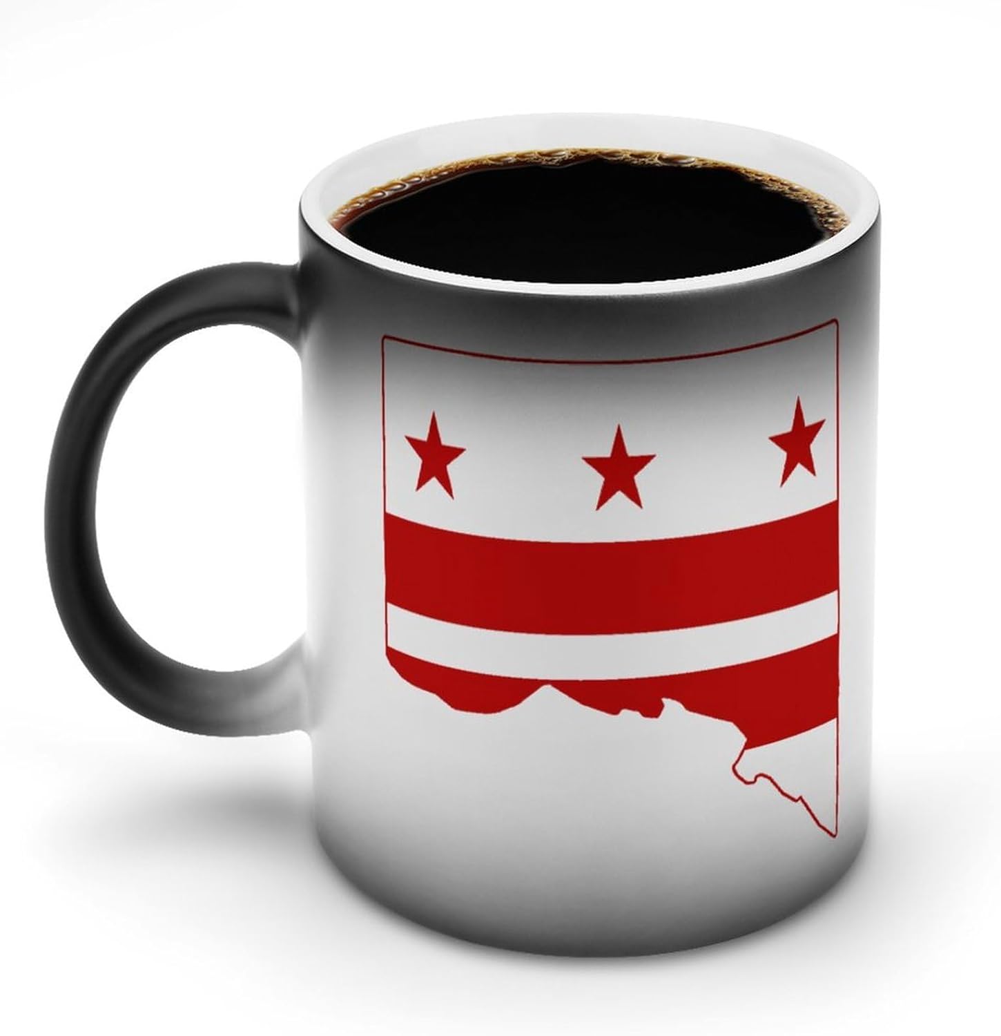 Washington Map Flag Funny Color Changing Coffee Mug Ceramic Magic Cup Personalized Discoloration Tea Mugs