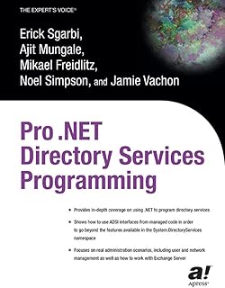 Pro .NET Directory Services Programming
