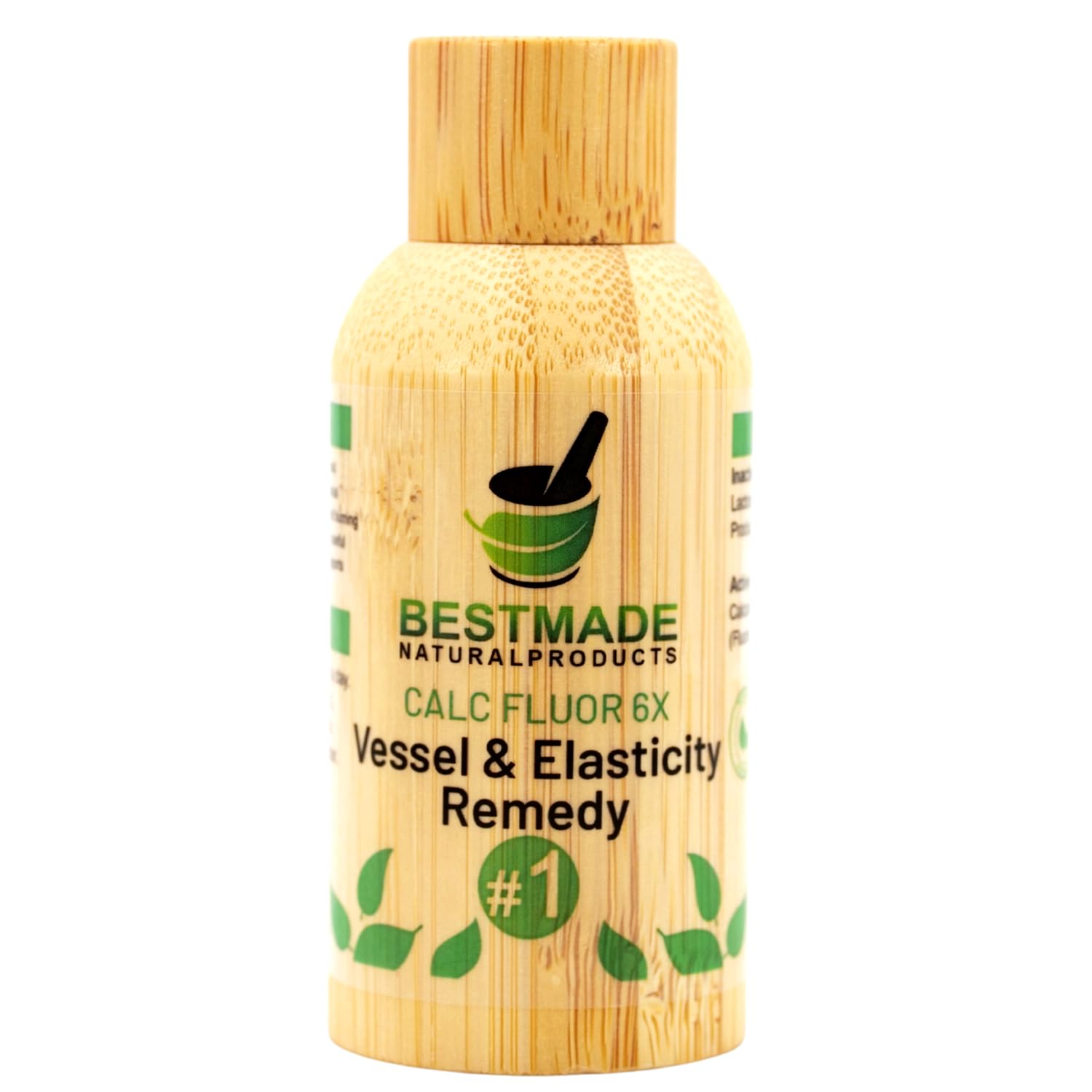 BestMade Natural Products Calc Fluor 6X - The Elasticity Cell Salt for Hemorrhoids, Chapped Skin, and Cold Support, 350 Pellets