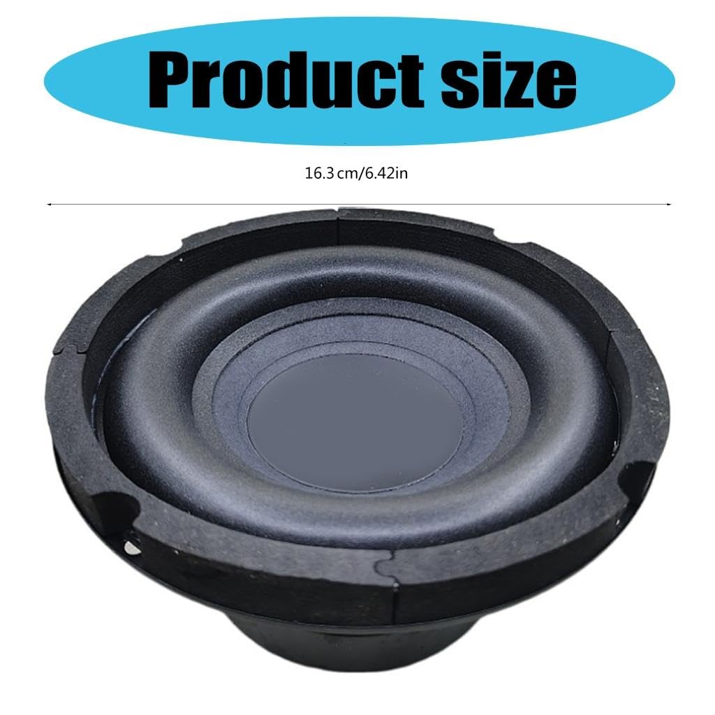 6.5inch Subwoofer 4Ohm Bass Loudspeaker Woofer Speakers Unit Magnetic Speakers