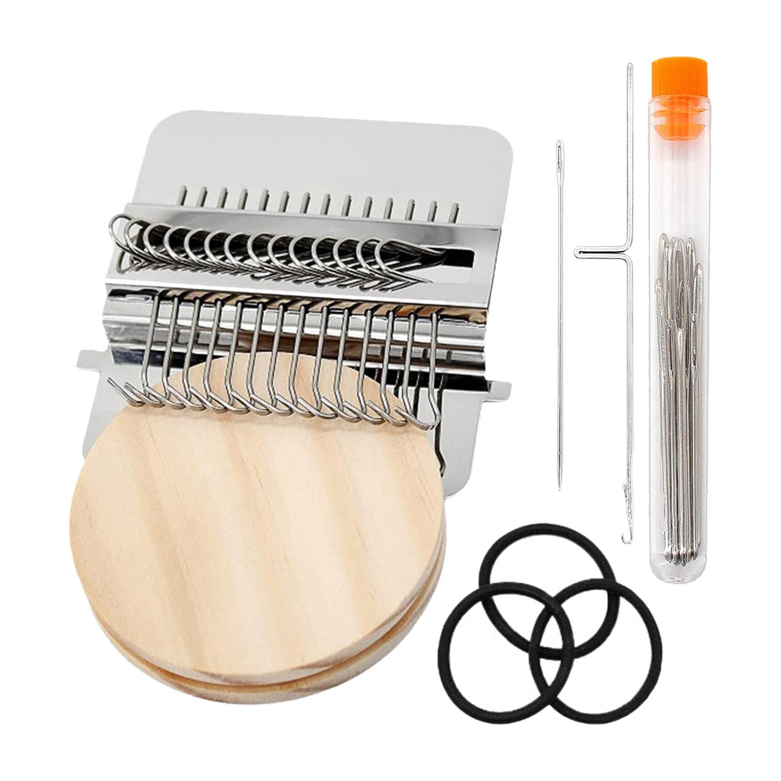 LOOM TREE® Speedweve Type Loom Weave Tool with Wooden Disc Darning for Sewing Silver | Kids Crafts | Craft Kits-image-35