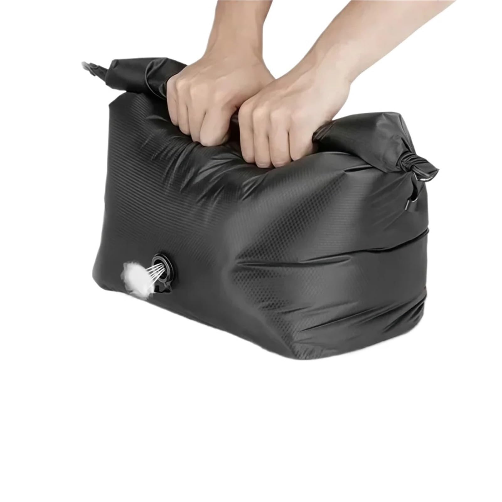 Bolsas de Compresión al Vacío Bolsa de almacenamiento compresión al vacío | Bolsa de equipaje impermeable de gran capacidad portátil Bolsa de ropa(Black-38L,Color1)