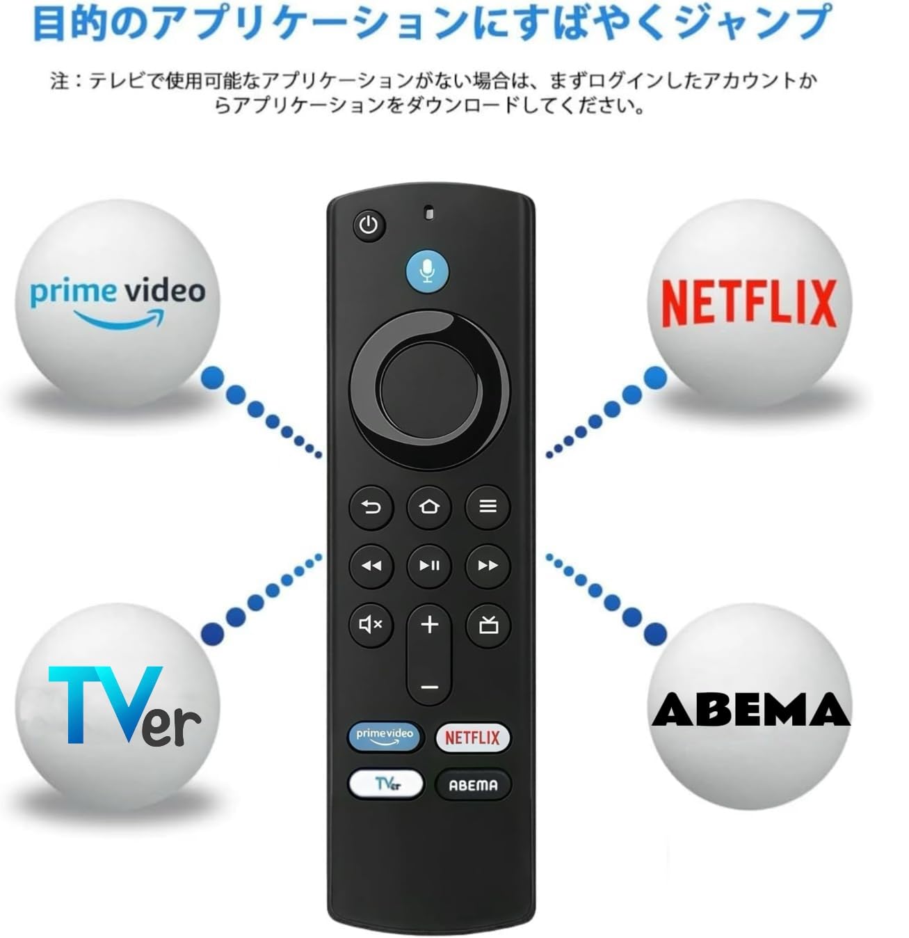 Amazon.co.jp: 交換用リモコン TVリモコン for TV 音声リモコン
