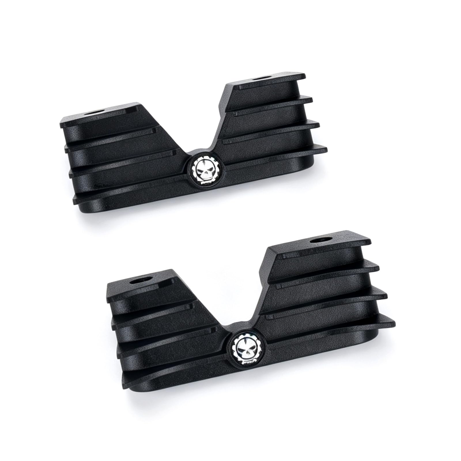 Copri Bullone Testa Candela con Alette Nere Antirughe per Motocicletta Adatta per Harley Sportster 883 1200 2004-2014