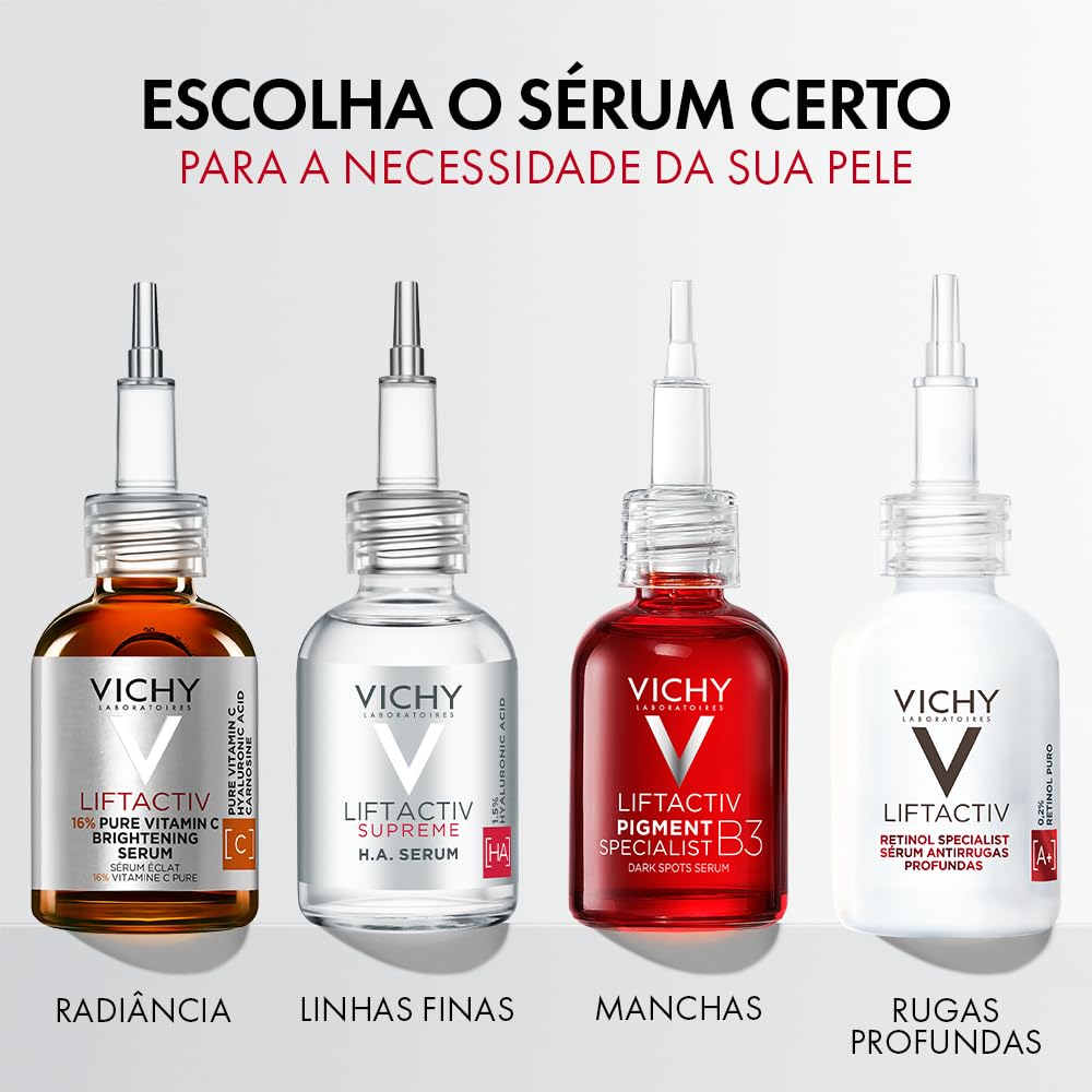 Vichy Liftactiv Pigment Specialist, Sérum Antimanchas, Clareador Facial, Reduz Melasma e Manchas Solares, Uniformiza o Tom Com Tecnologia Melasyl, Niacinamida B3 e Ácido… em promoção! Veja a oferta e mais achadinhos de Tratamentos 7 Hoje é o melhor dia para comprar Vichy Liftactiv Pigment Specialist, Sérum Antimanchas, Clareador Facial, Reduz Melasma e Manchas Solares, Uniformiza o Tom Com Tecnologia Melasyl, Niacinamida B3 e Ácido… com aquele preço maroto! Promoção! Aproveite a oferta! 7