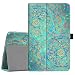 Fintie Folio Case for Samsung Galaxy Tab A 8.0 2018 Model SM-T387 Verizon/Sprint/T-Mobile/AT&T, Slim Fit Premium Vegan Leather Stand Cover, Shades of Blue