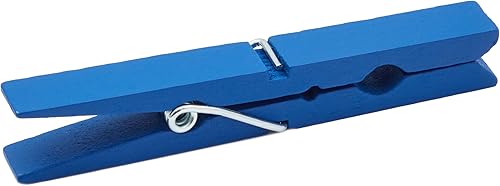 Miniatura 6 de Paquete de 100 pinzas grandes de madera negras para manualidades, proyectos de bricolaje, lavandería colgante, a granel (4 pulgadas)