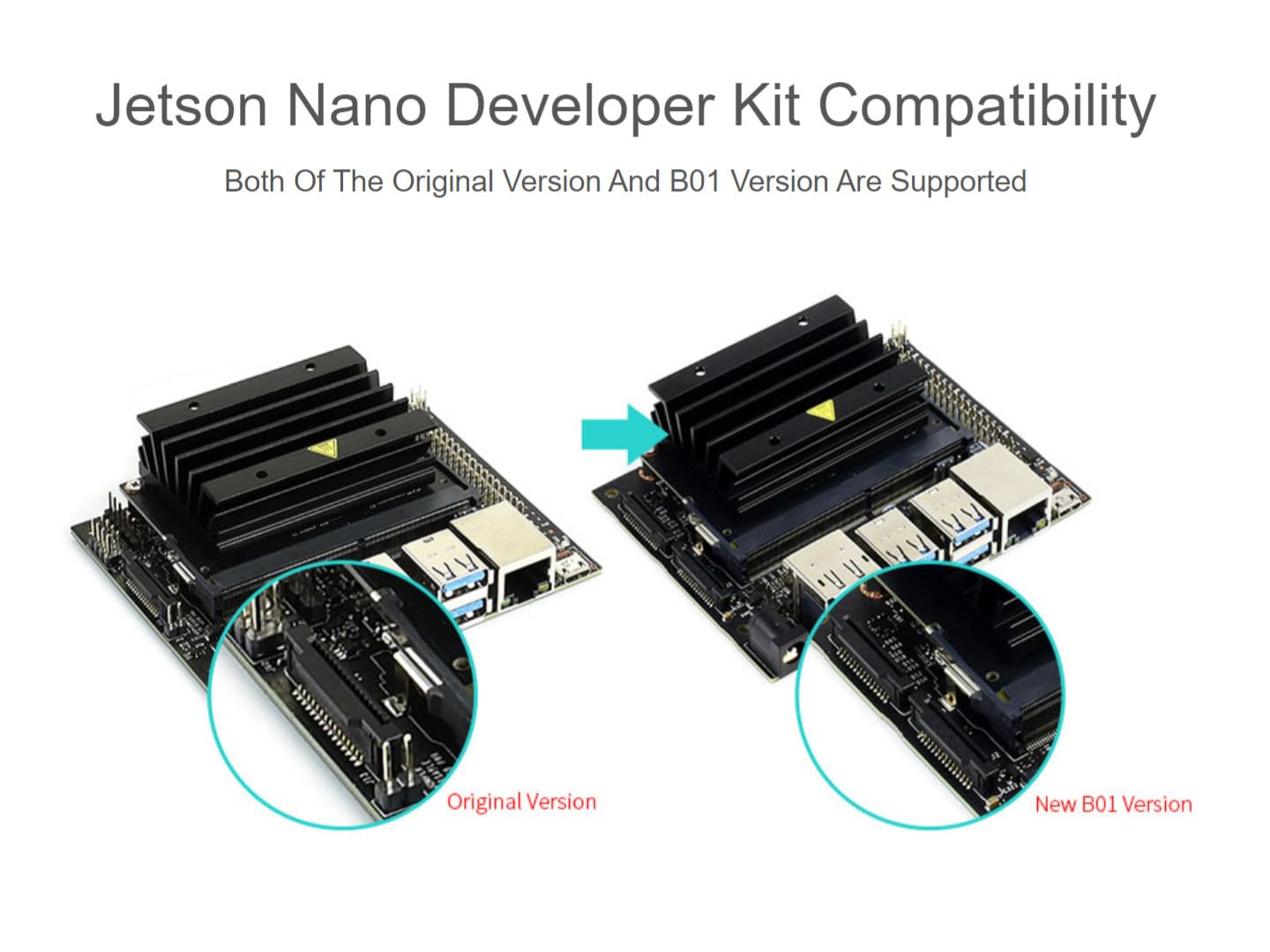 Amazon | オリジナルバージョンとB01バージョンと互換性があるJetson 
