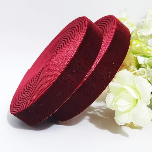 Miniatura 86 de Cinta de terciopelo para decoración, manualidades, bricolaje y caja de regalo, para bodas, Navidad y el Día de San Valentín