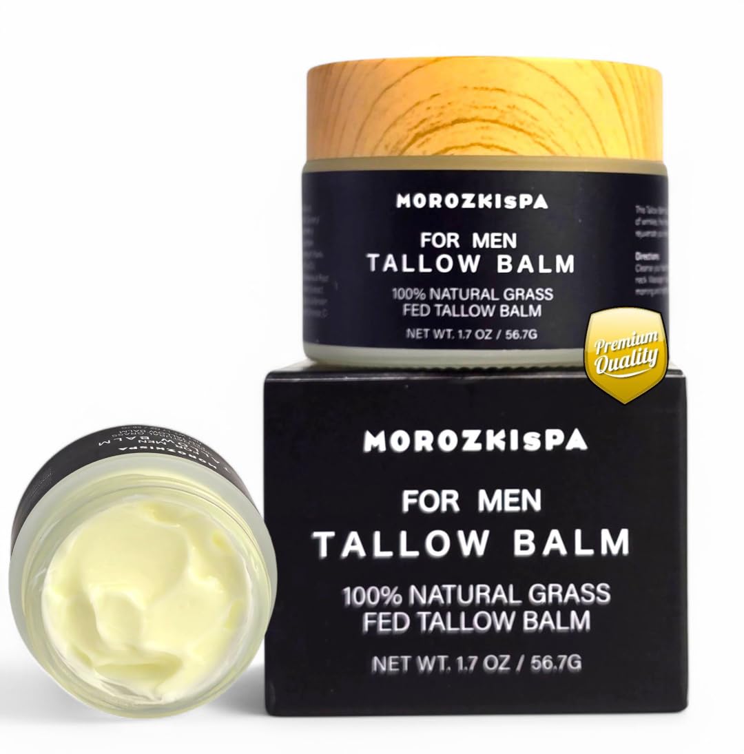 Tallow Anti Wrinkle Balm for Skin | Beef Tallow for Skin, Face Mens Cream, Facial Skincare Face Moisturizer for Men, Women