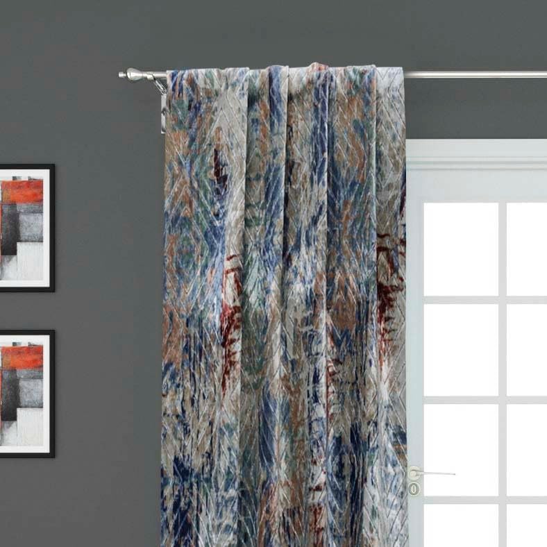 Tissu 100% Coton Imprimé Abstrait - Largeur 140 Cm, Vente Au Mètre, Pour Ameublement