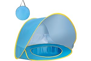 Baby Beach Tent Pop Up Shade for Kids with Pool