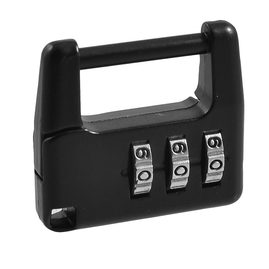 IIVVERRIIVVERR Travel Luggage Suitcase Lock 3 Digits Combination Password Padlock Black(Equipaje de viaje Maleta cerradur 3 dígitos Combinación Contraseña Candado Negro