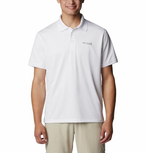 Chemise randonnée Columbia Polo Tamiami anti humidité blanche homme L