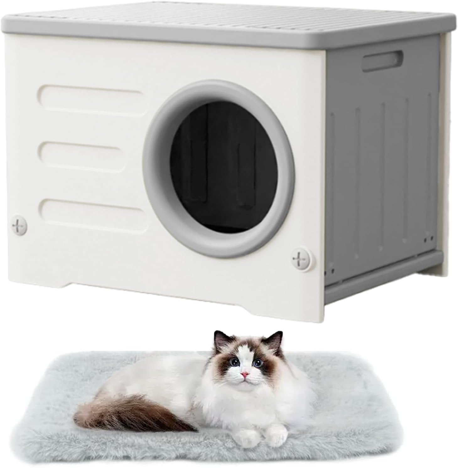 Outdoor Cat House Weatherproof