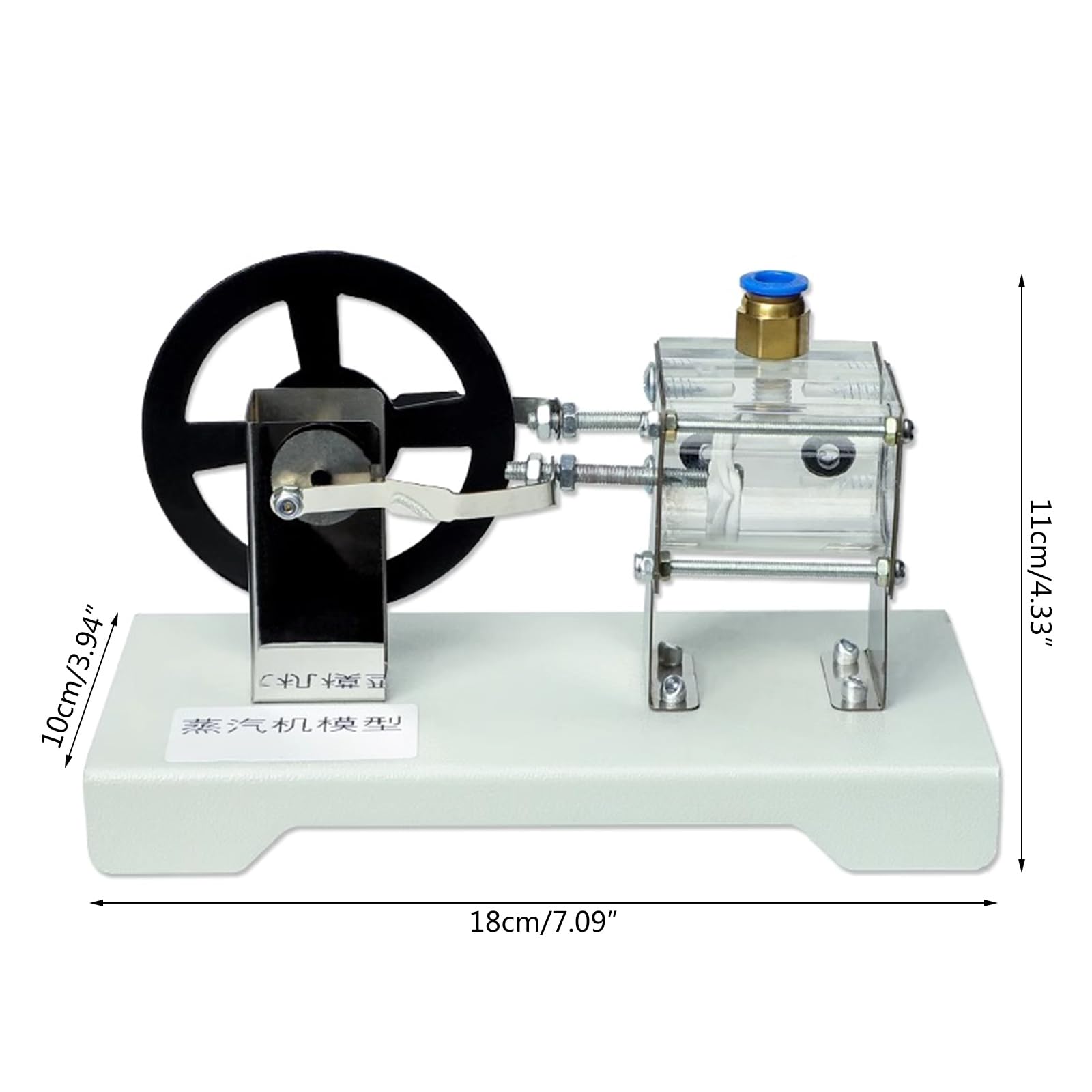 Modelo de máquina de vapor, equipo de laboratorio científico, equipo de laboratorio físico, ingeniero, amante de la historia