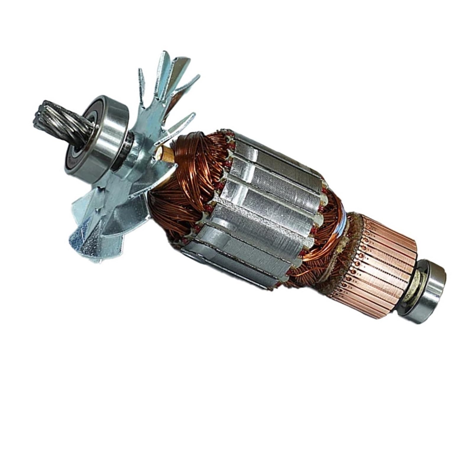Vividcrate Rotor Ac220-240V Aluminum Cutting Machine Armature & Stator Replacement, Compatible For Hitachi，For C12fch C12lch, Power Tool Replacement Parts(Rotor)