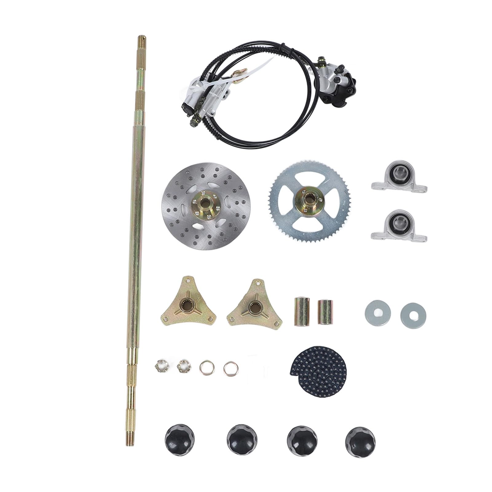 SIXRUN Kit Assale Posteriore Go Kart da 29 Pollici, Componenti Durevoli, Aggiornamento delle Prestazioni per Quad ATV