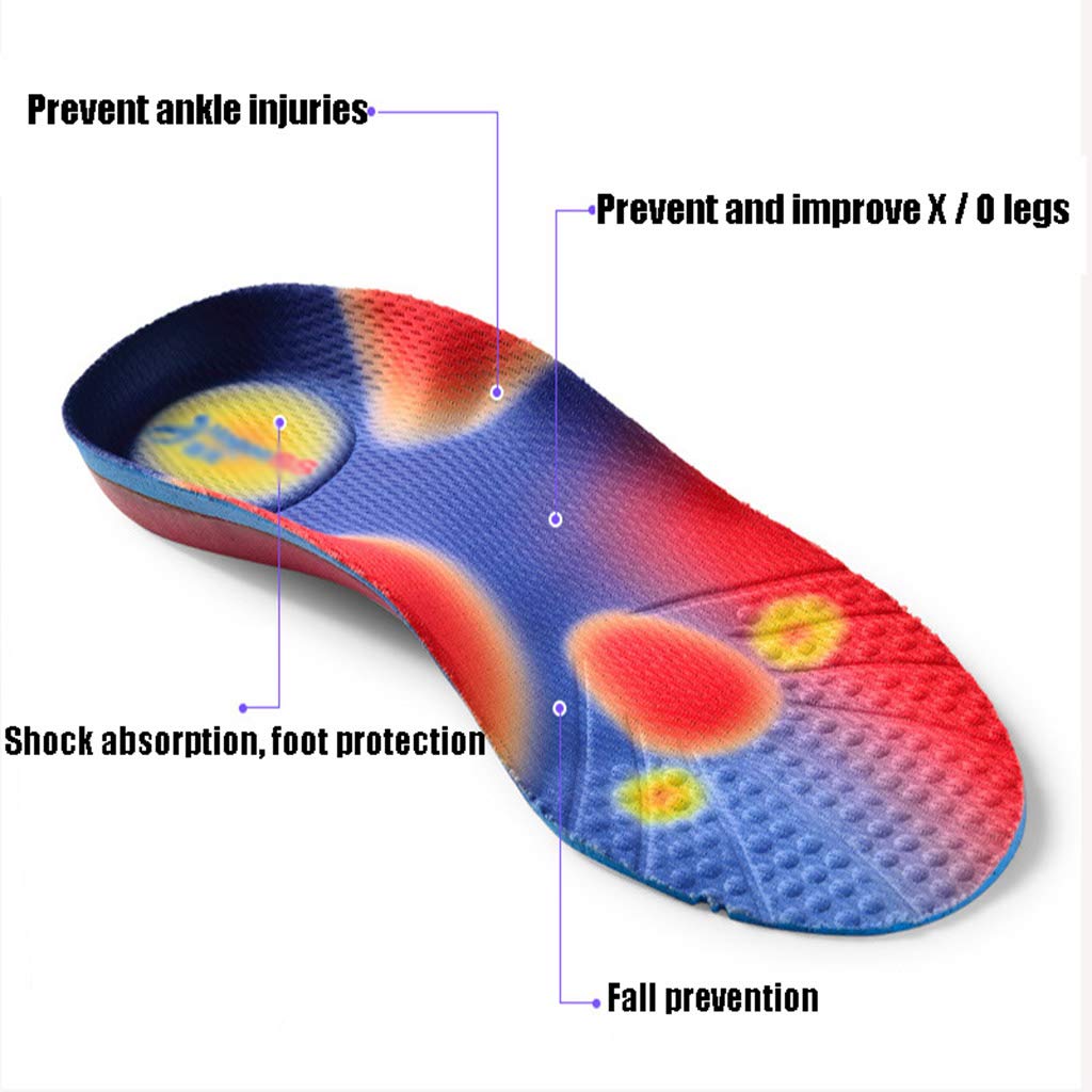 GZD Alta Ayuda de Arco de Las Plantillas del Zapato, Zapatos ortopédicos Plantillas Fascitis Plantar y pies Planos Alivio del Dolor Arco Reducir la Fatiga Muscular para Hombres y Mujeres,37