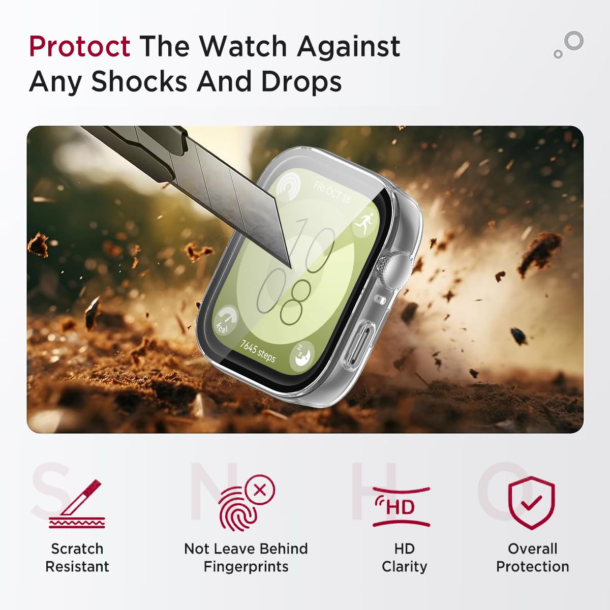 Miimall Full Protection Case for Huawei Watch Fit 3 - Image 3