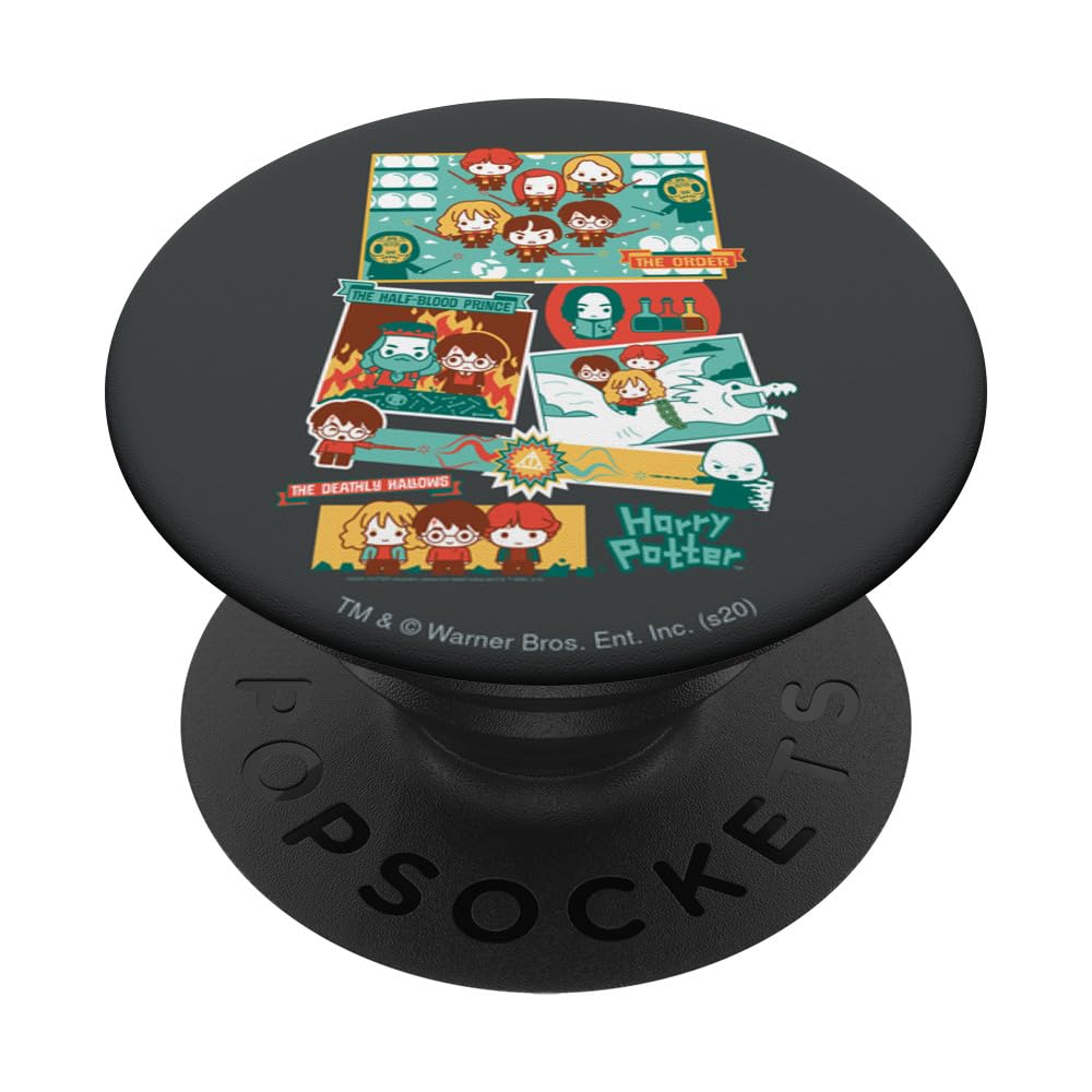 Harry Potter Story Telling Charms PopSockets Swappable PopGrip, Black