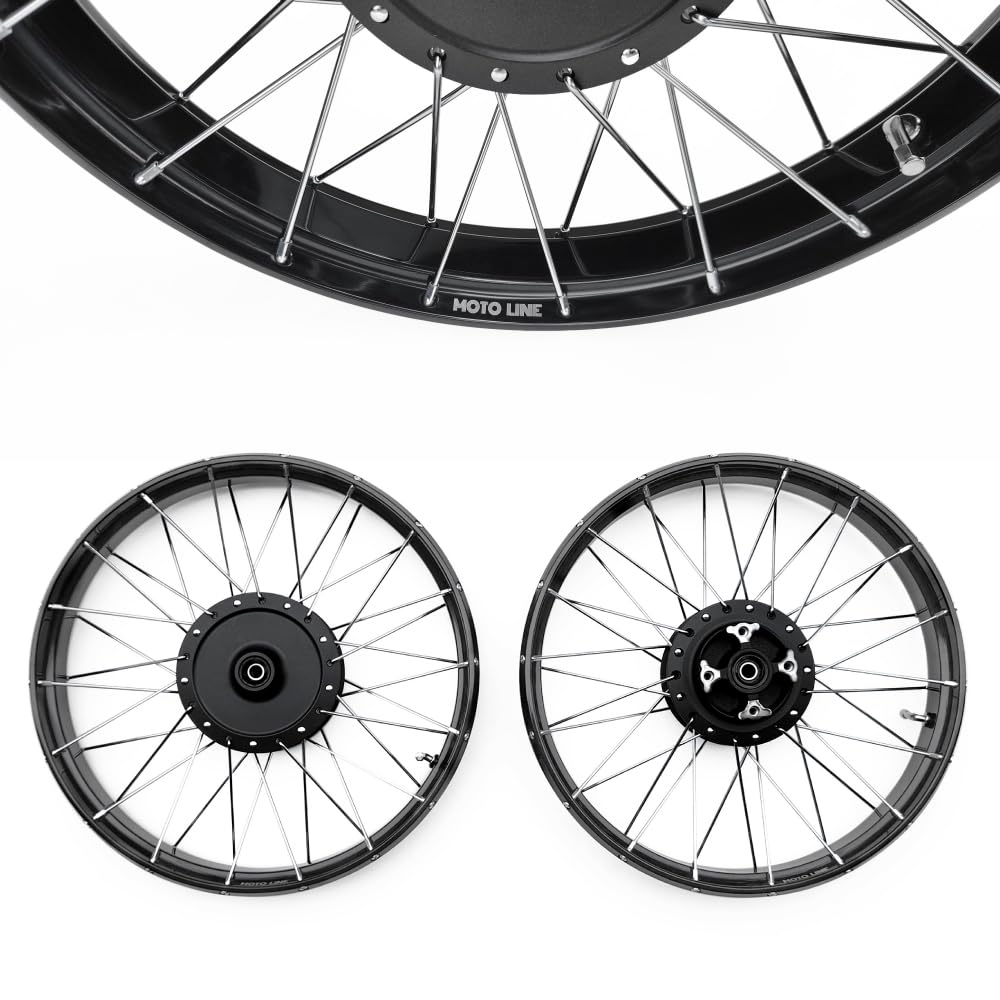 Amazon.co.jp: モトライン チューブレス ホイール J17 x 1.60 フロント