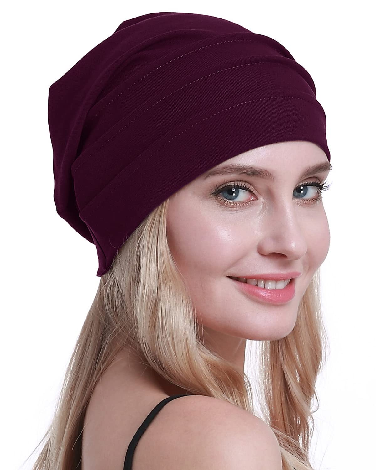 osvyo Baumwolle Chemo Hüte Soft Caps Krebs Kopfbedeckungen für Frauen Haarausfall versiegelt Verpackung