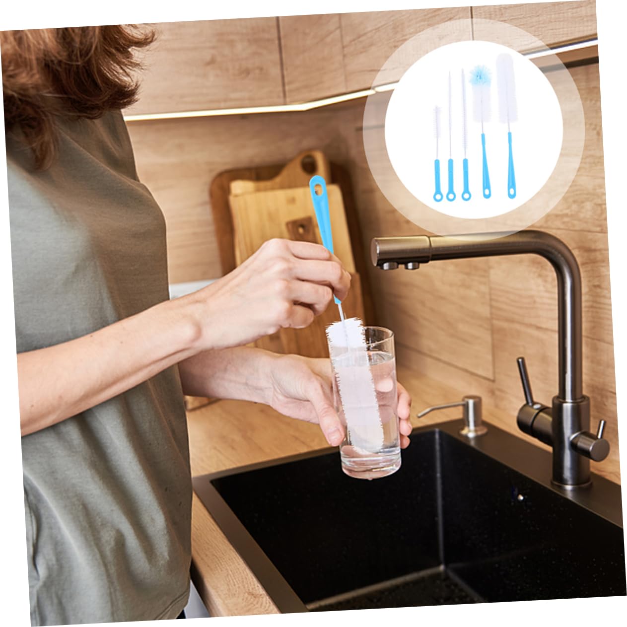 SOLUSTRE 15stücke Teiliges Flaschenbürsten Multifunktionale Reinigungsbürsten Für Babyflaschen Wasserflaschen Und Thermosflaschen Flexibles Design Einfache Reinigung Von Schwer