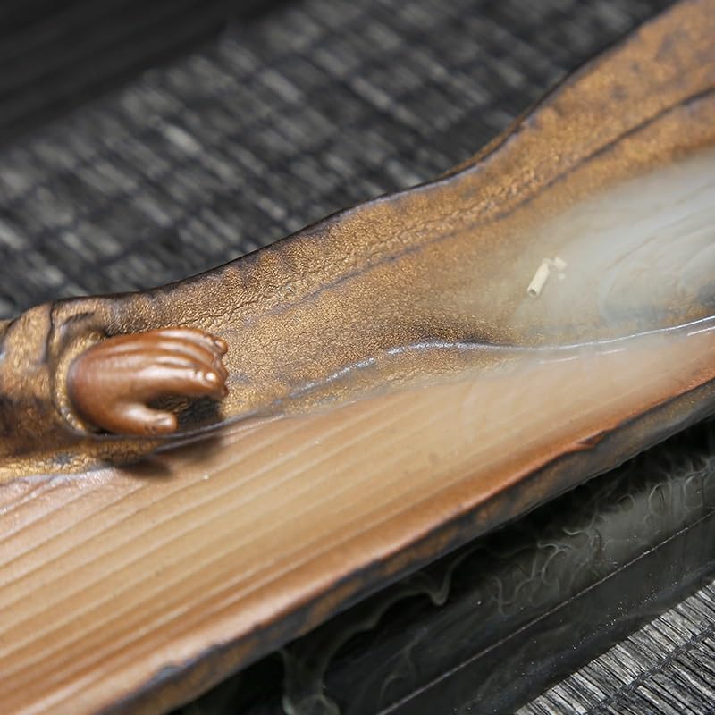 Incense Burner,Incense Stick Holder,Home Indoor Incense Holder Backflow Incense Burner Ceramic Incense Backflow Aromatherapy Furnace Ornaments Incense Holder Incense Burner