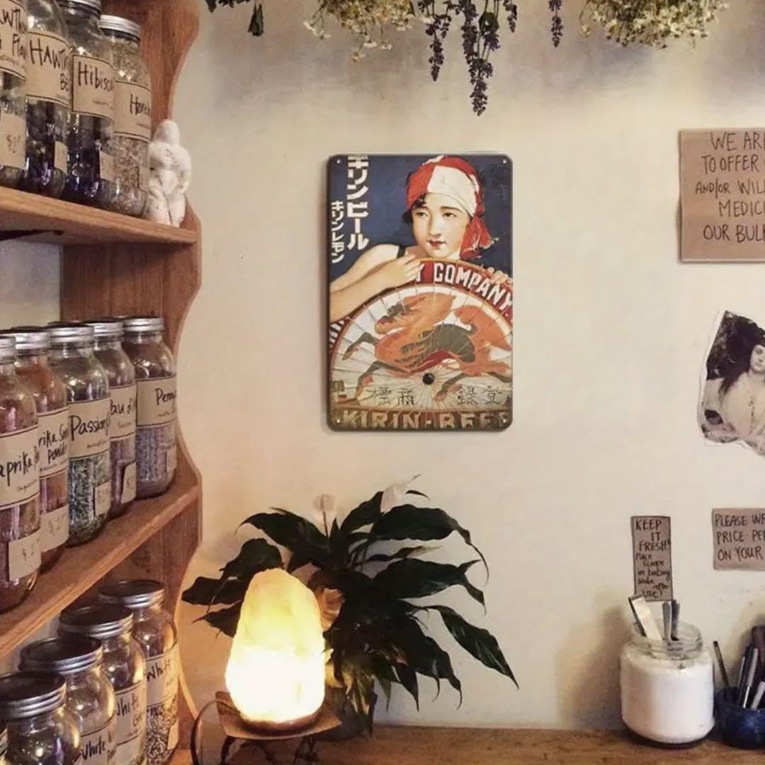 Amazon.co.jp: キリンビール レトロ看板 ブリキ看板 メタル看板
