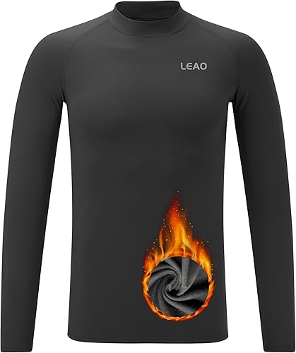 Camisa de compresión para niños y jóvenes, manga larga, forro polar, secado rápido, deportes, capa base, fútbol, béisbol, baloncesto, camiseta