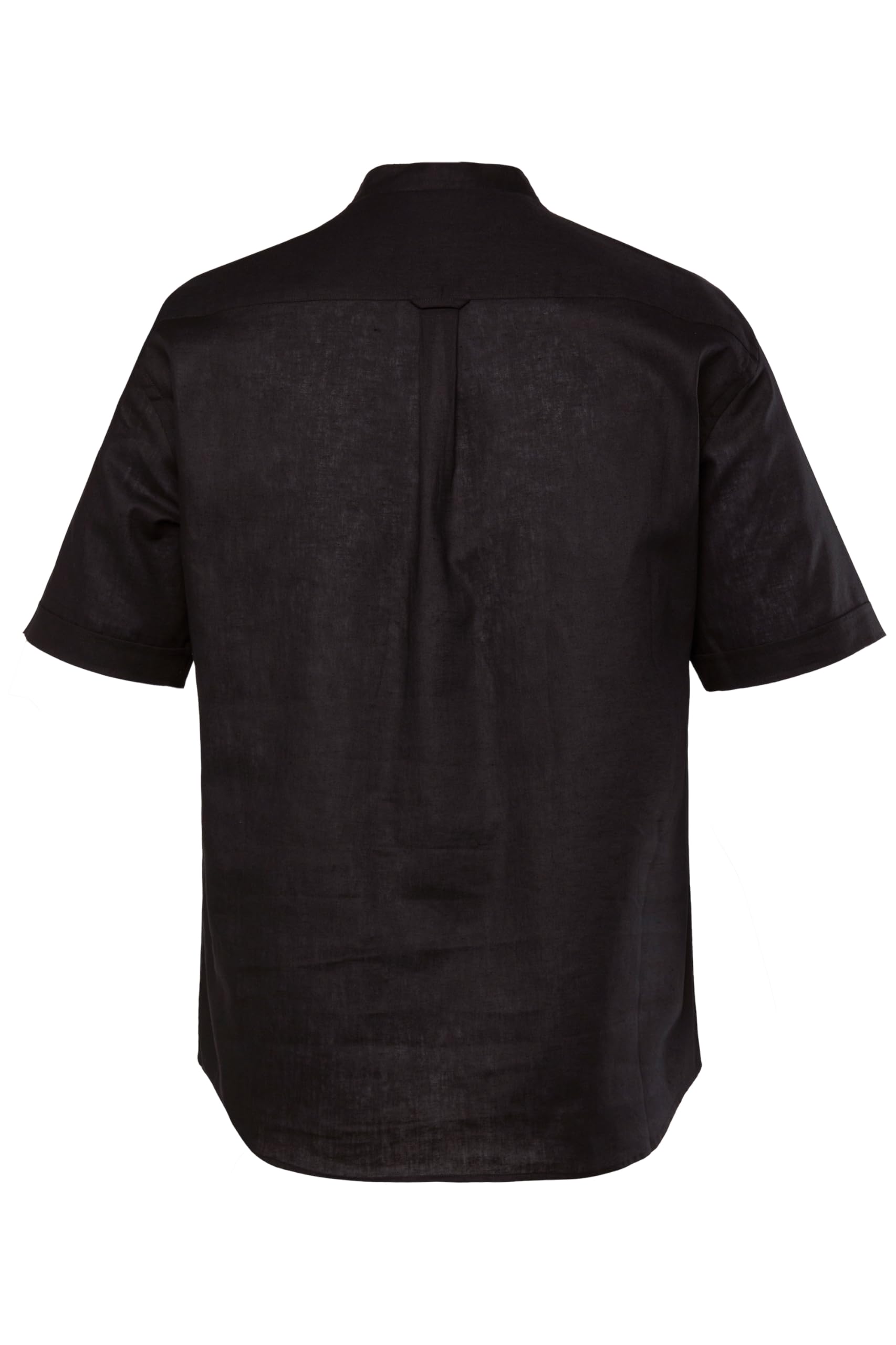 JP 1880 Chemise en Lin Mélangé, Manches Courtes et Col Officier, Coupe Modern Fit Chemise Homme