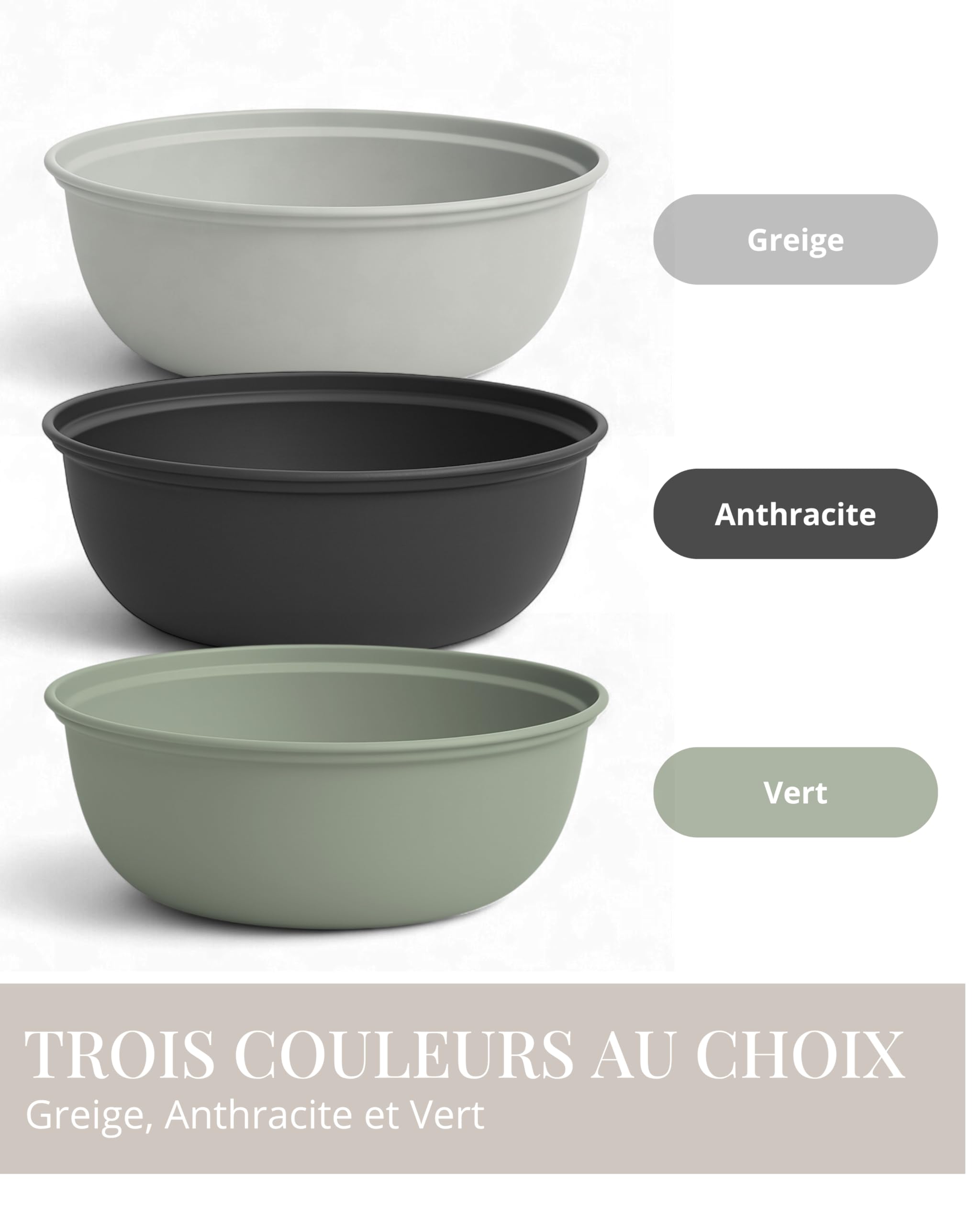 Livlig53 LIVLIG Jardinière ronde 33 cm, en métal, cuvette de lavage, fabriquée en Europe, utilisation polyvalente comme bol décoratif, bol à vaisselle, bol de l'Avent, motif de grèges