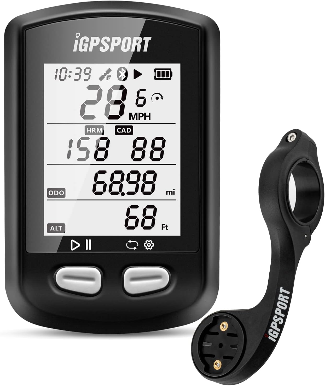 iGPSPORT Bike Computer GPS Wireless Cycling Computer ANT+ IPX6 Waterproof Bike Speedometer with Auto Backlight