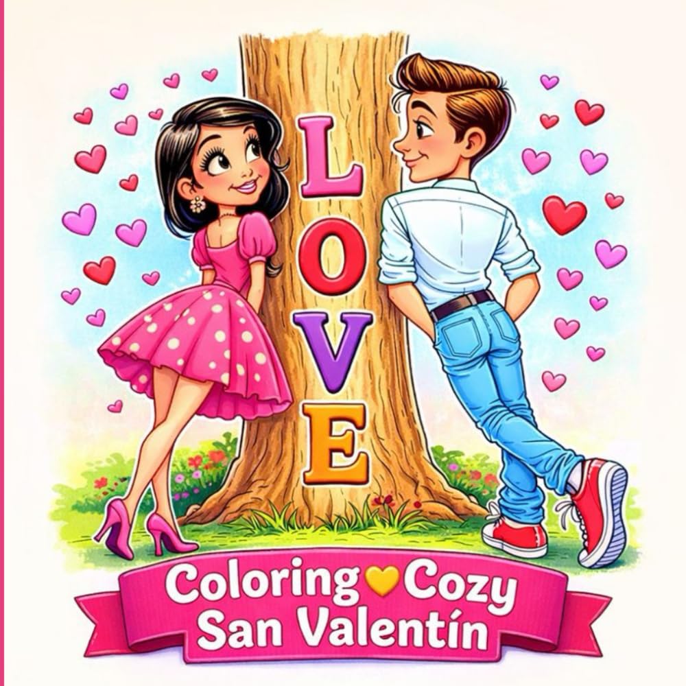 COUPLES IN LOVE: Coloring Cozy San Valentin