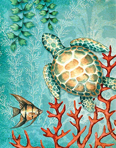 Amazon.com: Sea Life Turquoise and Orange Under the Ocean Fish