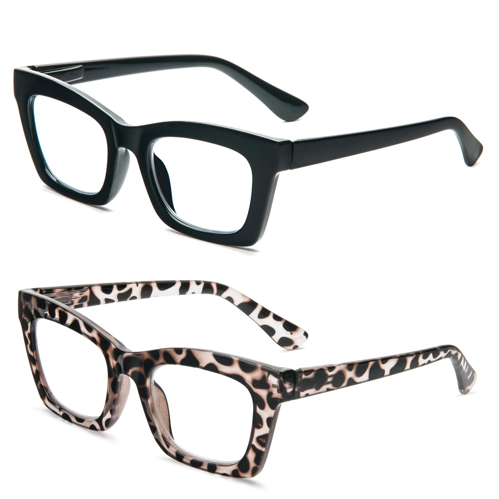 KoKoBin 3 Pack Lesebrille für Frauen Blaulichtfilternde Mode