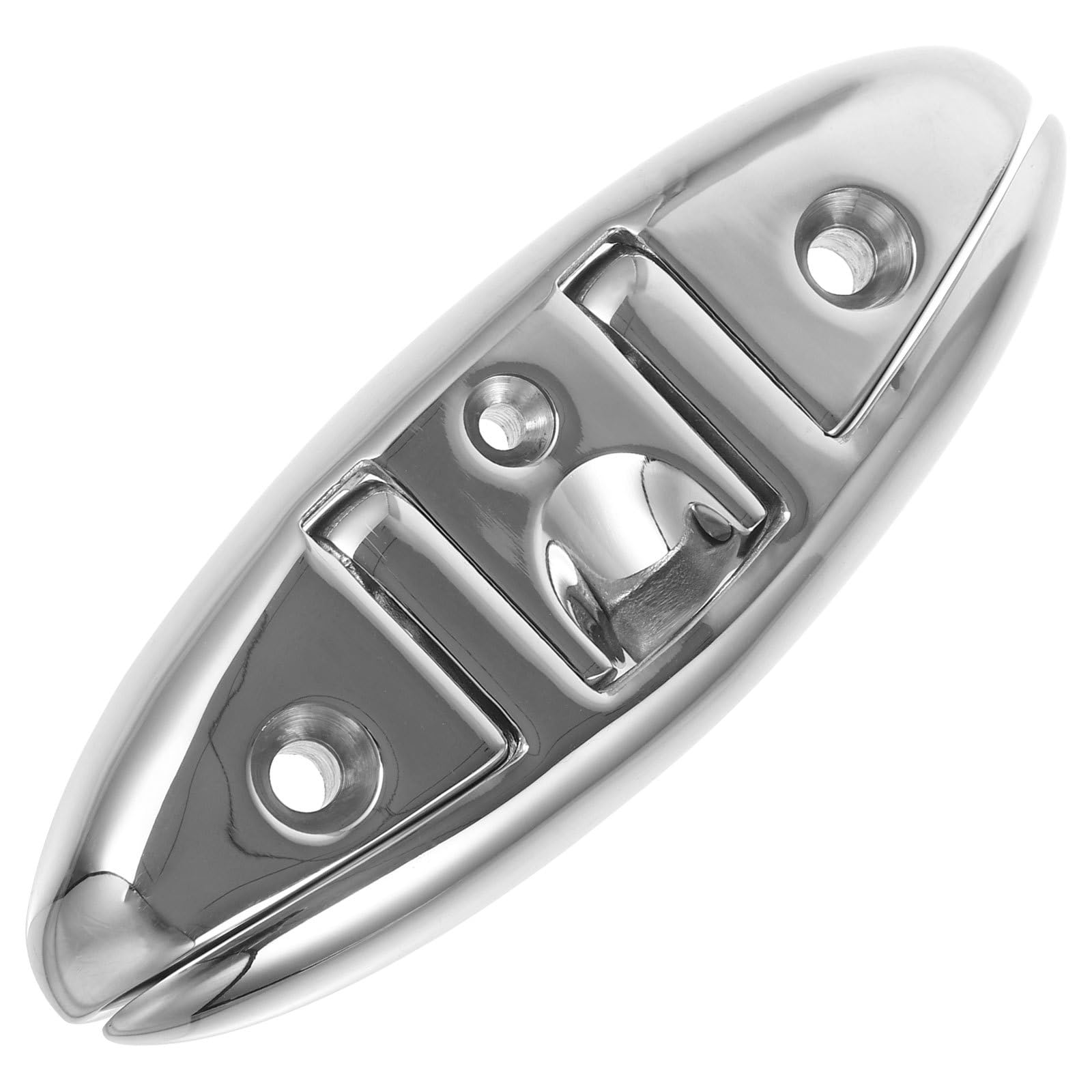 Bitta da Ormeggio in Acciaio Inossidabile 316 Pieghevole da 5 Pollici per Accessori Barca, Resistente e Pratica per Yacht Gonfiabili e Commerciali