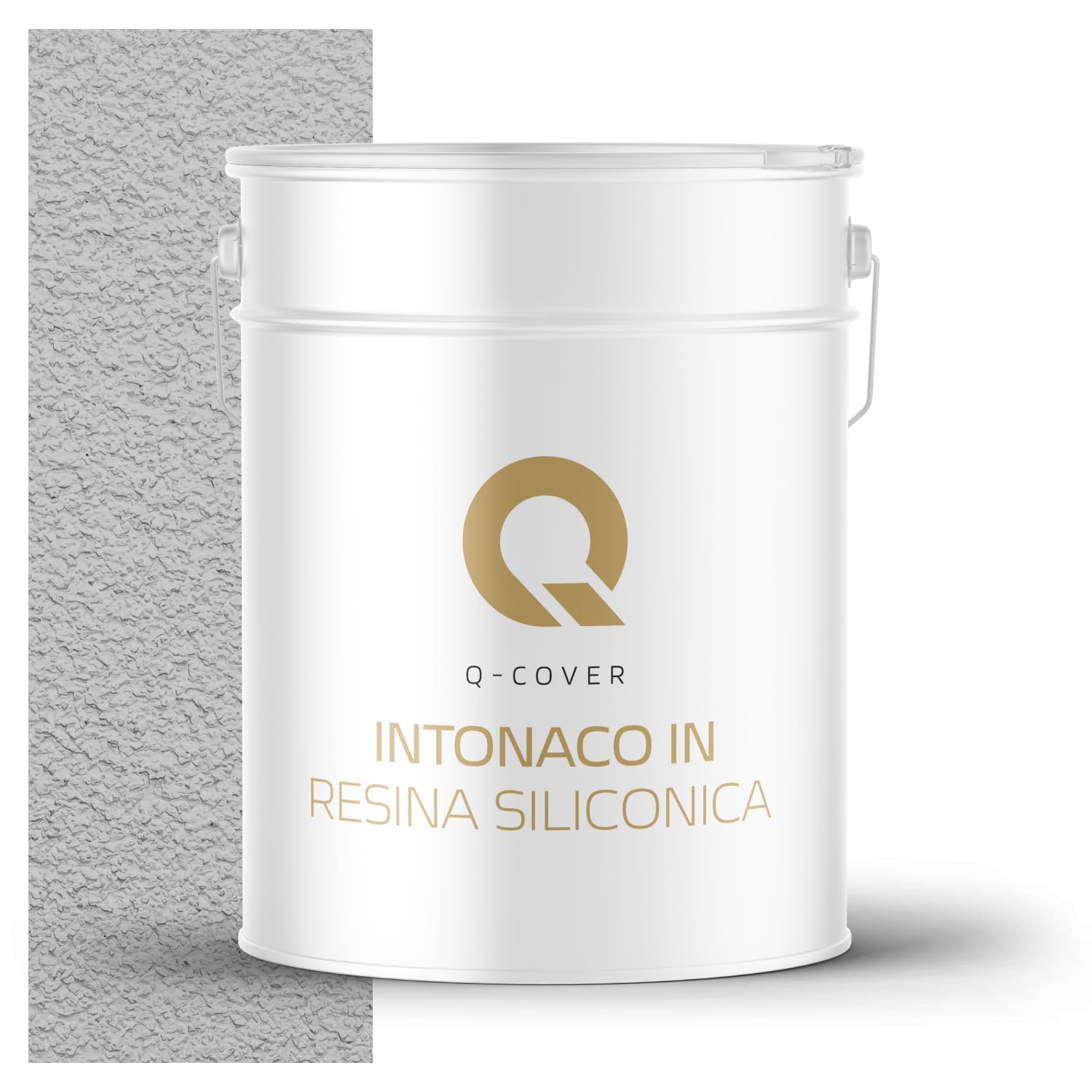 Intonaco In Resina Siliconica Grigio Chiaro F262 15kg 2mm