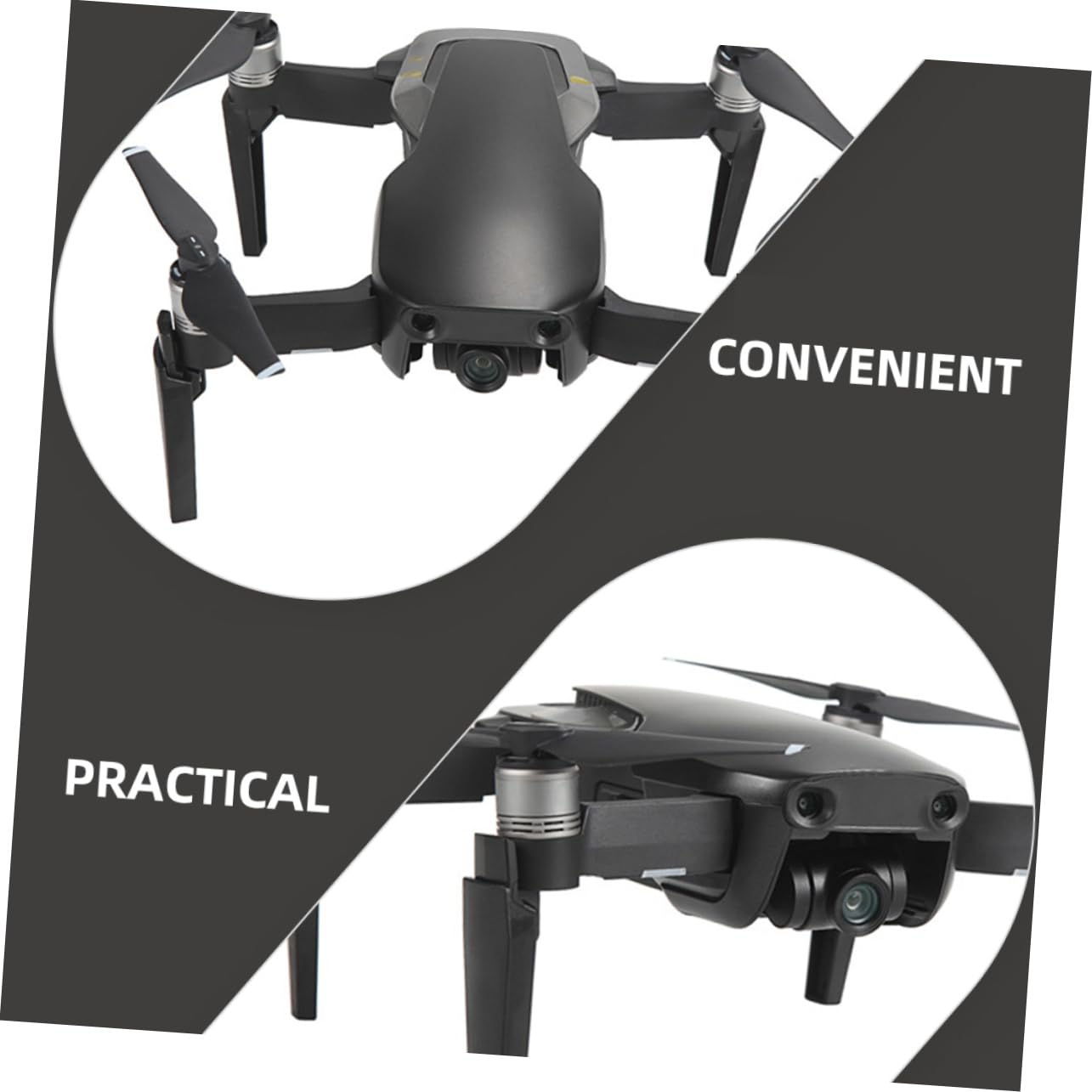 BESPORTBLE Enhance Take-Off Landing Stability Lightweight Pcs Drone Landing Gear Protectors