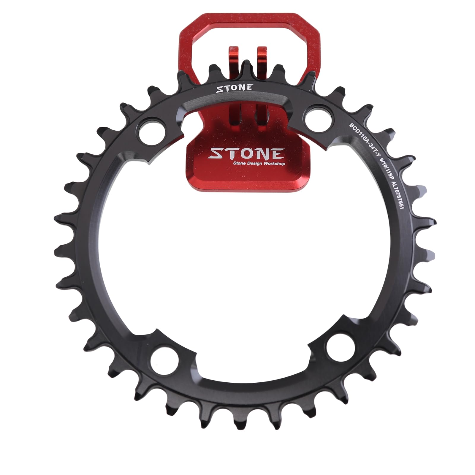 Amazon | DJC ストーンラウンドチェーンリング 110BCD Apex Sram 4