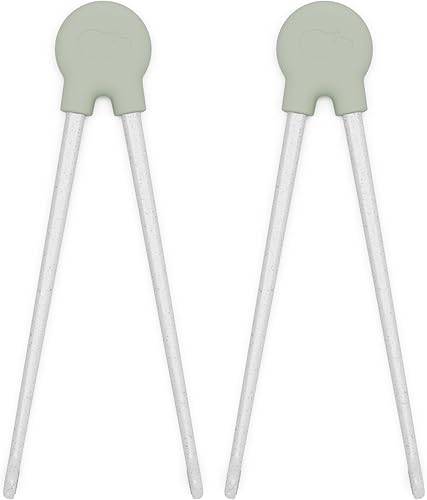 Vista 14 de Lalo Palillos de la Patrulla Canina para niños - Juego de 2 palillos de entrenamiento hechos de silicona y paja de trigo ecológica PP - Edades de 2