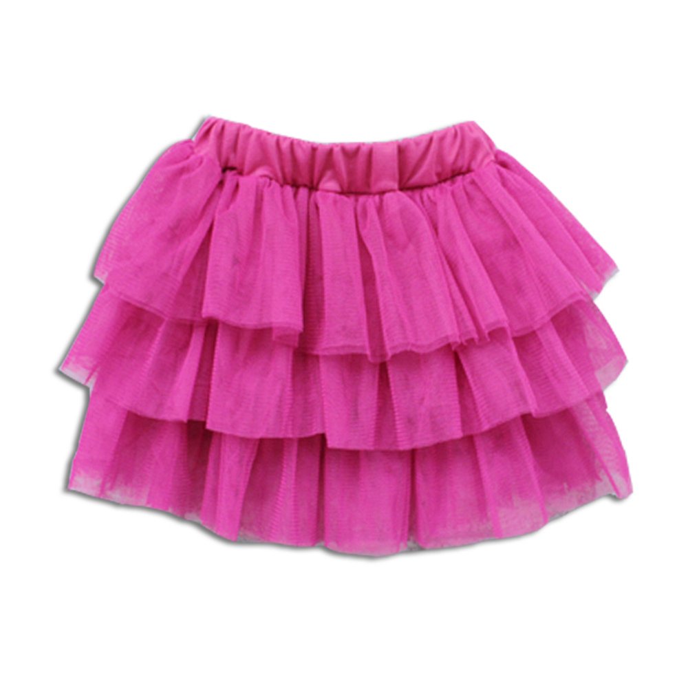 Cinda Girls Hot Pink Party Rara Skirts 6-7 Years