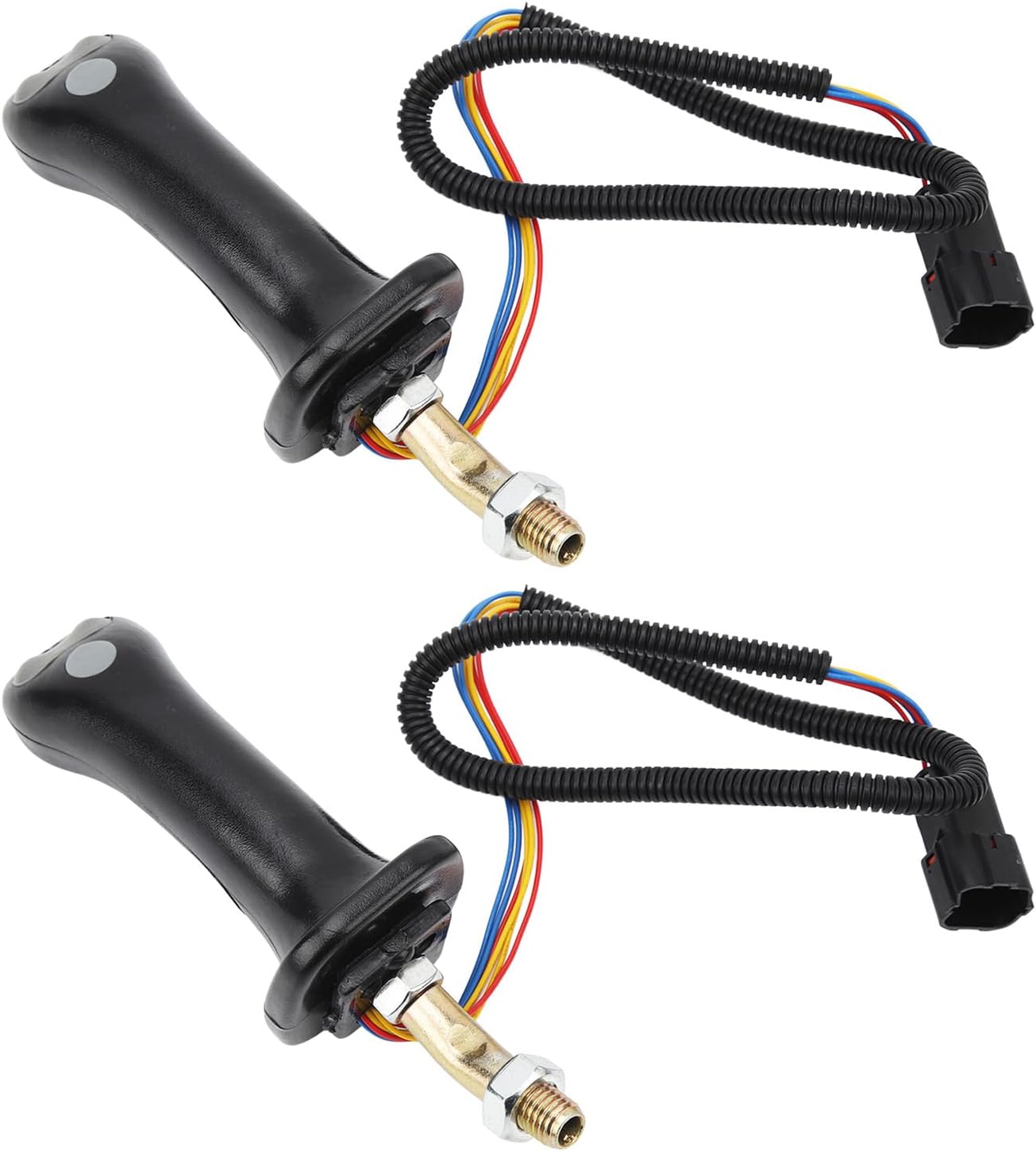 2Pcs 3 Button Excavator Joystick Handles for Doosan DH DX150 215 225 300 370‑9C