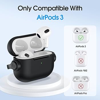 AirPods 3 ケース Airpods 第3世代 専用カバー LEDライト AirPods 3 ケース Airpods 第3世代 専用カバー LEDライト Amazon