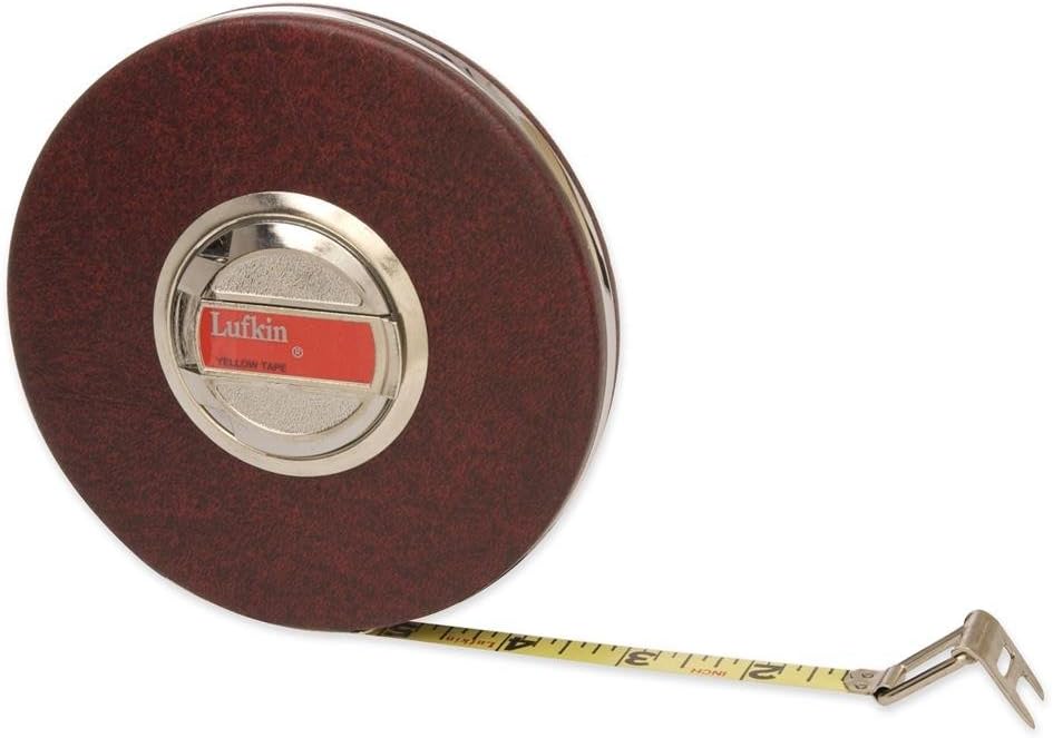 Crescent Lufkin 3/8" x 50' Home Shop Yellow Clad Tape Measure - HW50