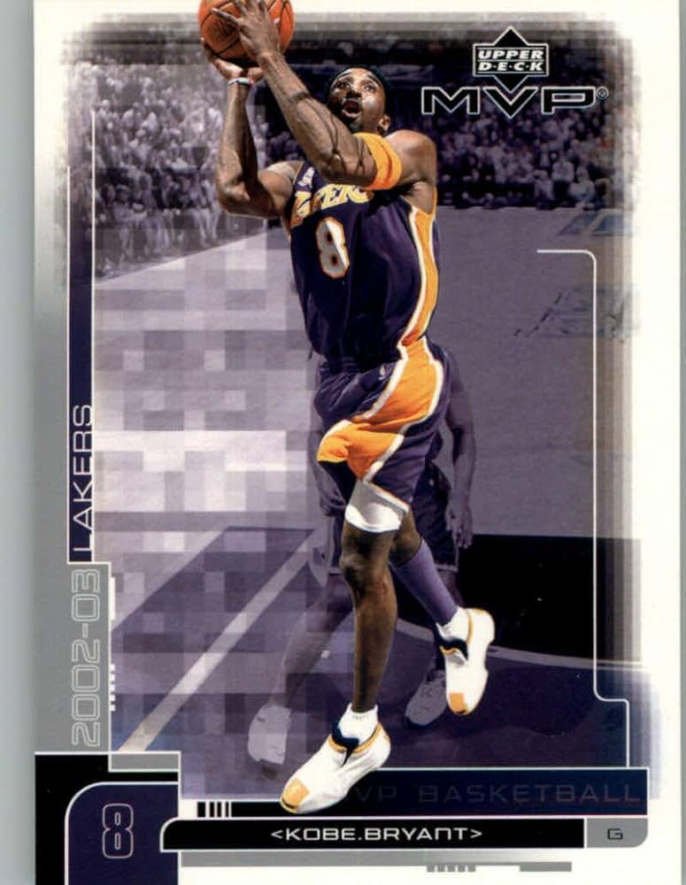 Amazon.com: 2002-03 Upper Deck MVP #79 Kobe Bryant NM-MT Los
