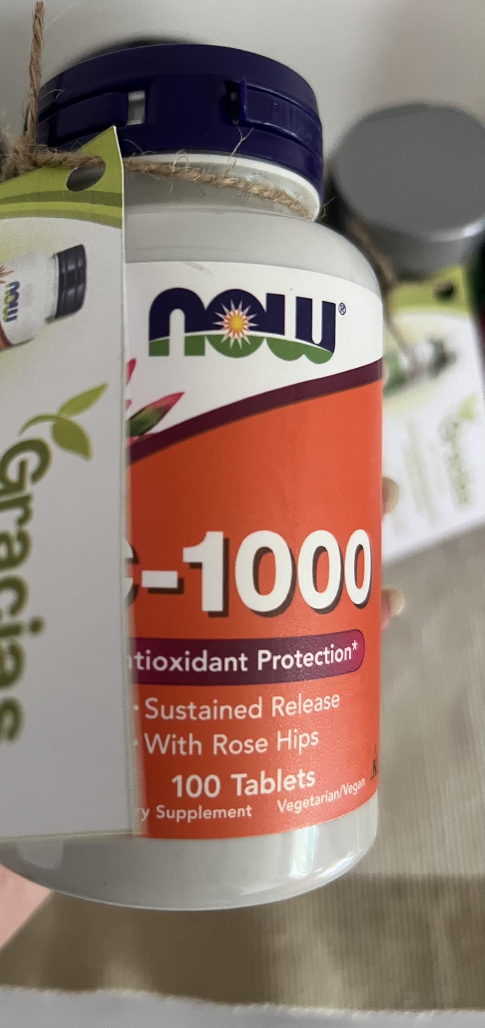 NOW Foods Vitamin C-1000 with Rose Hips Sustained Release 250 Tablets by NOW Foods