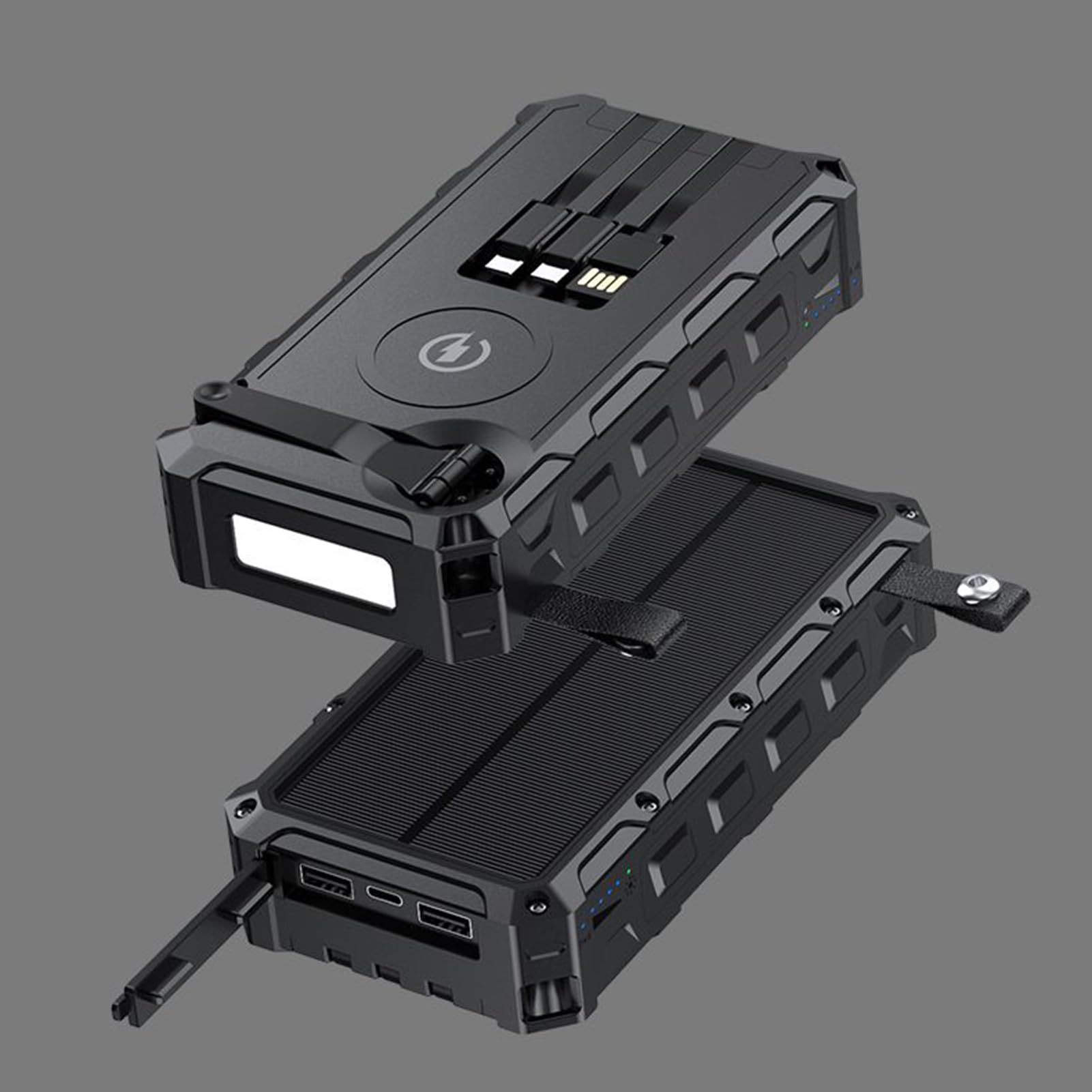 Cargador Solar Power Bank Batería Externa Solar Portátil Impermeable